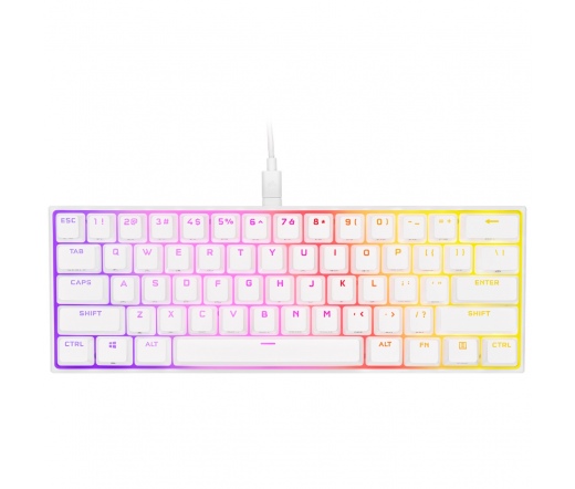 CORSAIR K65 RGB Mini - Cherry MX Red - White - US