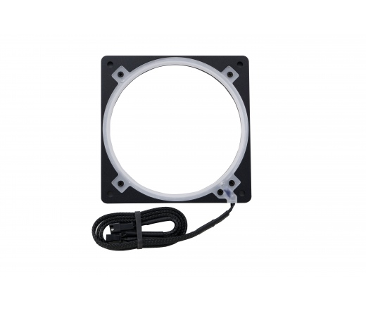 COOLER PHANTEKS Halos Lux Digital rács 12cm RGB LED alu fekete