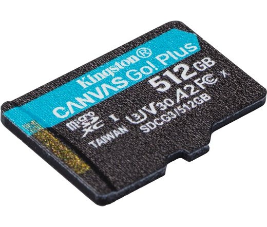 Card Micro SDXC Kingston 512GB Canvas Go Plus 170R A2 U3 V30