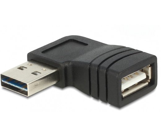 DELOCK Adapter EASY-USB 2.0-A male -> USB 2.0-A female angled left / right