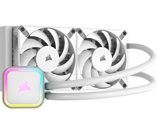 CORSAIR iCue H100i RGB Elite 240mm White