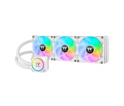 THERMALTAKE TH420 ARGB Sync All-In-One Liquid Cooler - Snow Edition