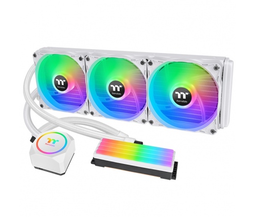 THERMALTAKE Floe RC360 CPU & Memory AIO Liquid Cooler Snow Edition