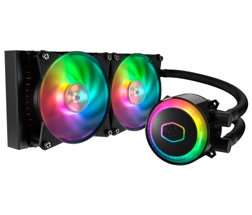 COOLER CoolerMaster MasterLiquid ML240R RGB Vízhűtés/univerzális