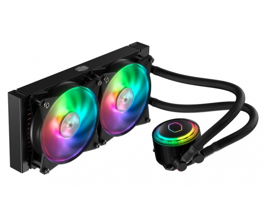 COOLER CoolerMaster MasterLiquid ML240R RGB Vízhűtés/univerzális