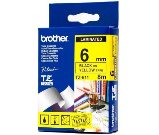 BROTHER P-touch TZe-611 laminált szalag