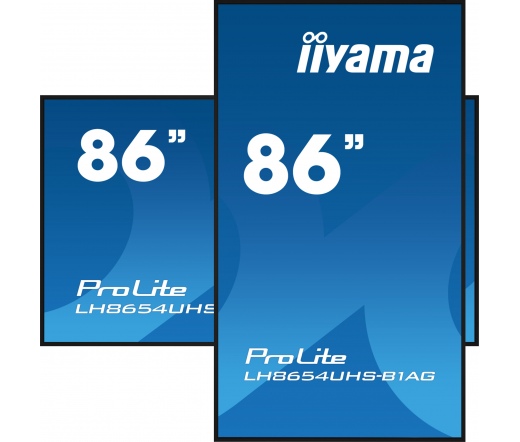 IIYAMA ProLite LH8654UHS-B1AG 86" 4K UHD 24/7 Android FailOver Intel SDM