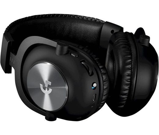 LOGITECH HEADPHONE Pro X Wireless DTS Gaming fekete