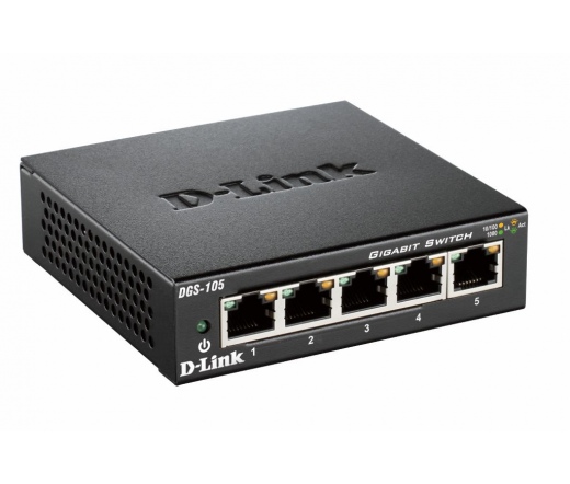 NET D-LINK DGS-105 5x1000Mbps switch