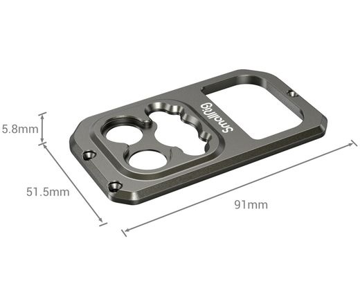 SmallRig 17mm threaded lens backplane for iPhone 13 Pro Max cage 3634