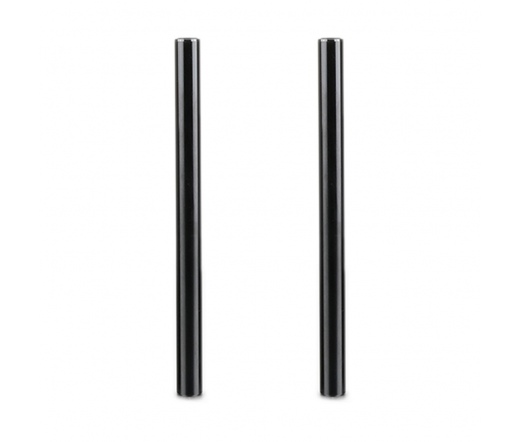 SMALLRIG 2pcs 15mm Black Aluminum Alloy Rod(M12-20cm) 8inch 1051