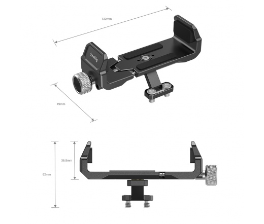 SMALLRIG AJA HA5-12G & BMD HDMI-SDI 6G Converter Holder 3048