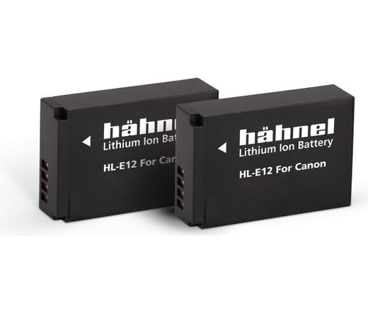 HAHNEL HL-E12 Twin Pack akkumulátor 2 db/csomag (Canon 850 mAh)