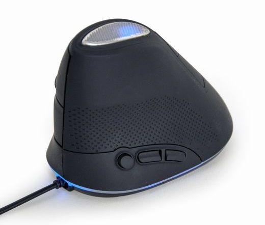 GEMBIRD Ergonomic 6-button wired optical mouse, spacegrey