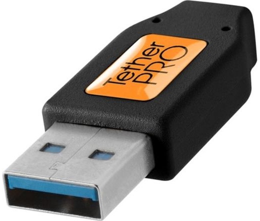 TetherPro USB 3.0 to USB-C, (4.6m) BLK
