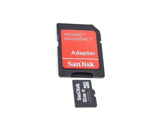 SANDISK MicroSD  + adapter 32GB