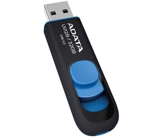 Pendrive 64GB Adata UV128 Fekete-Kék USB3.0