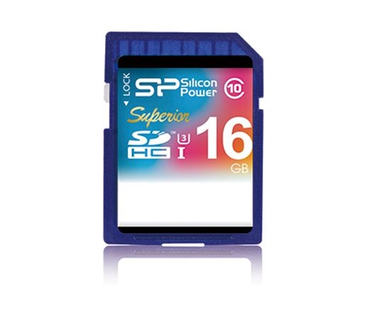 Card SDHC Silicon Power 16GB UHS-I Superior (90MB/s | 45MB/s) U3