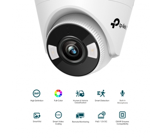 TP-LINK Vigi C430 3MP Full-Color Turret Network Camera (2.8mm)