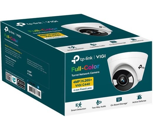 TP-LINK Vigi C440 4MP Full-Color Turret Network Camera (2.8mm)