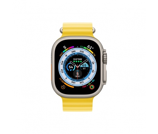 APPLE Watch Ultra 49mm Cellular titántok, sárga óceán szíj