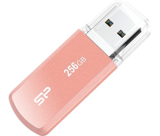 Silicon Power Pendrive Helios - 202 256GB  Data transfers up to 5 Gbps, Aluminum casing, Rose Gold SP256GBUF3202V1P