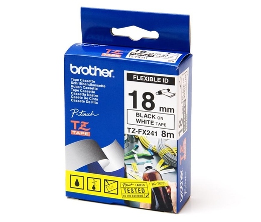 BROTHER P-touch TZe-FX241 Flexi ID szalag