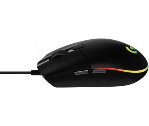 LOGITECH MOUSE G102 Lightsync fekete