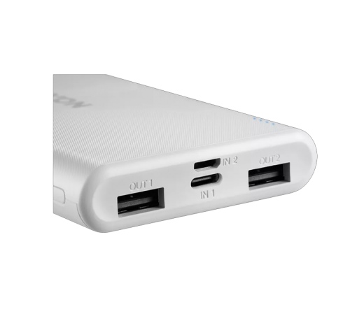 CANYON PB-108 Micro-USB/Lightning 10000mAh - fehér