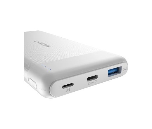 CANYON PB-109 Power Bank 10000mAh PD/QC - fehér