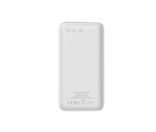 CANYON PB-301 Power Bank 30000mAh PD/QC fehér