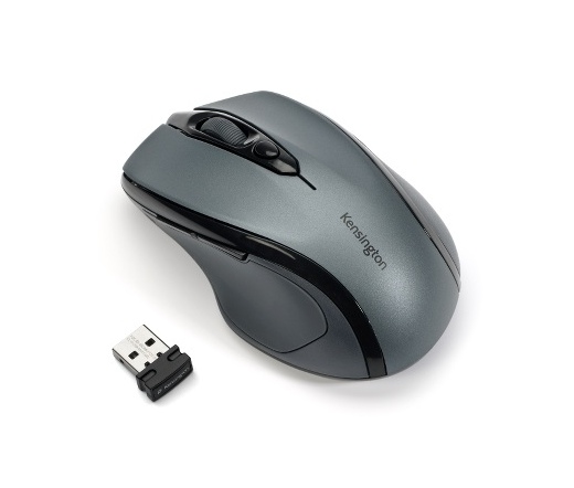 MOUSE KENSINGTON Pro Fit Mid-Size Wireless Mouse Graphite Gray