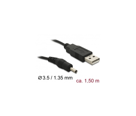 DELOCK Cable USB Power > DC 3.5 x 1.35 mm Male 1.5 m (82377)