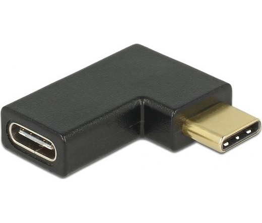 Delock Adapter USB 10 Gbps (USB 3.1 Gen 2) USB Type-C csatlakozó > csatlakozó ívelt bal / jobb (3 év)