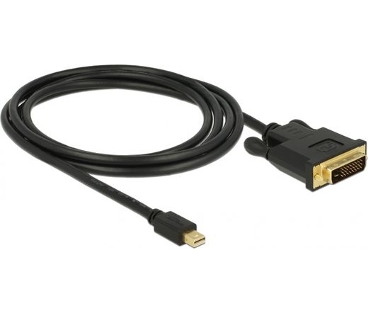 Delock Kábel mini Displayport 1.1 dugó > DVI 24+1 dugó 2 m (3 év)