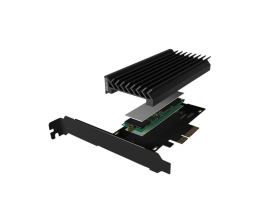 Raidsonic ICY BOX IB-PCI224M2-ARGB ARGB PCIe extension card for M.2 NVMe SSD