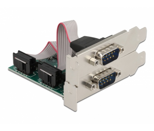 DELOCK PCI-E Express-kártya > 2 x Soros RS-232