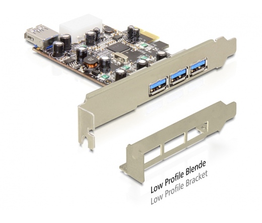 I/O DELOCK PCI-E -> 3x external + 1x internal USB 3.0 port (89281)