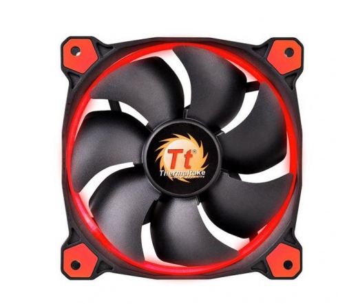 COOLER THERMALTAKE Riing 14, 140mm LED Piros