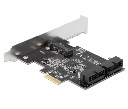 Delock PCI Express Kártya 2 x belső USB 3.0 tűfejes csatlakozóhoz