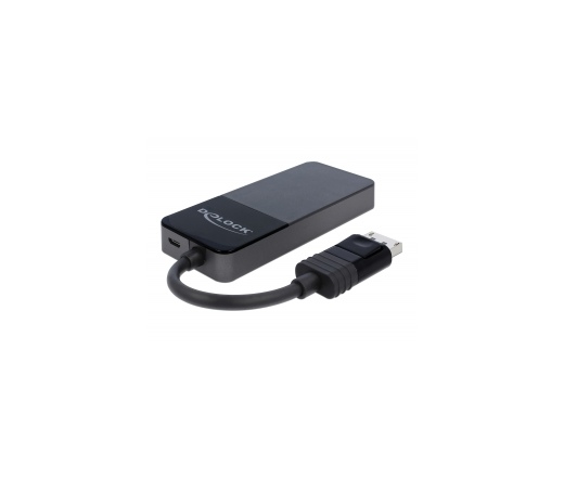 Delock DisplayPort 1.4-es elosztó 1 x DisplayPort-bemenet > 3 x DisplayPort-kimenet