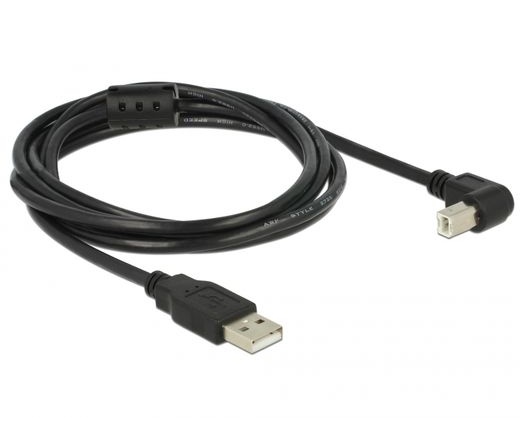 Delock Cable USB 2.0 A male > B male angled 2 m