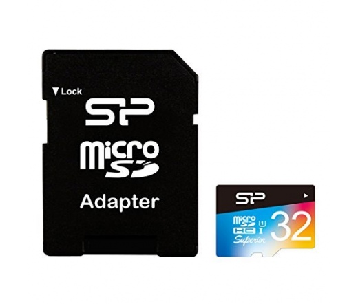 Card MICRO SDHC Silicon Power 32GB UHS-I Superior 1 Adapter (90MB/s | 45MB/s) U1