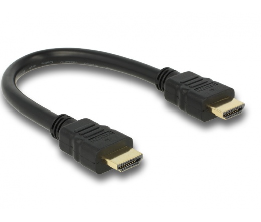 DELOCK Cable High Speed HDMI Ethernet – A male / male 25 cm