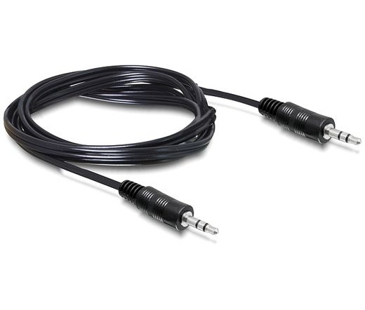 DELOCK audio kábel DC jack 3.5 mm male / male 2.5 m (84001)