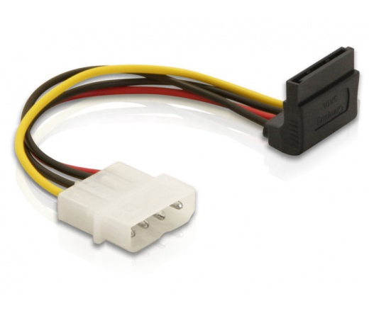 DELOCK Cable Power SATA HDD > 4 pin male – angled (60104)