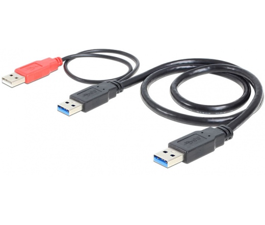 DELOCK Cable USB 3.0-A male -> USB 3.0 A male + USB 2.0 A male (82908)