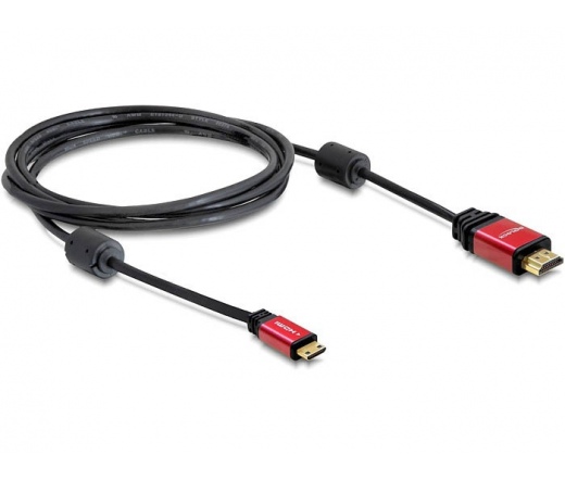 DELOCK Cable High Speed HDMI Cable HDMI A male - 19-pin HDMI C (mini) male 5m (84338)