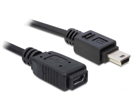 DELOCK Cable USB 2.0 mini-B Extension male/female 1m (82667)