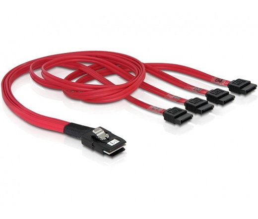 DELOCK Cable mini SAS 36 pin to 4 x SATA (SFF 8087 > 4 x SATA) 50 cm